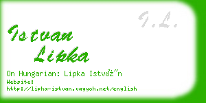 istvan lipka business card